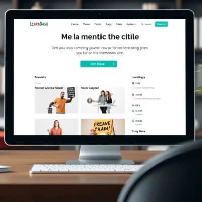 Membership site